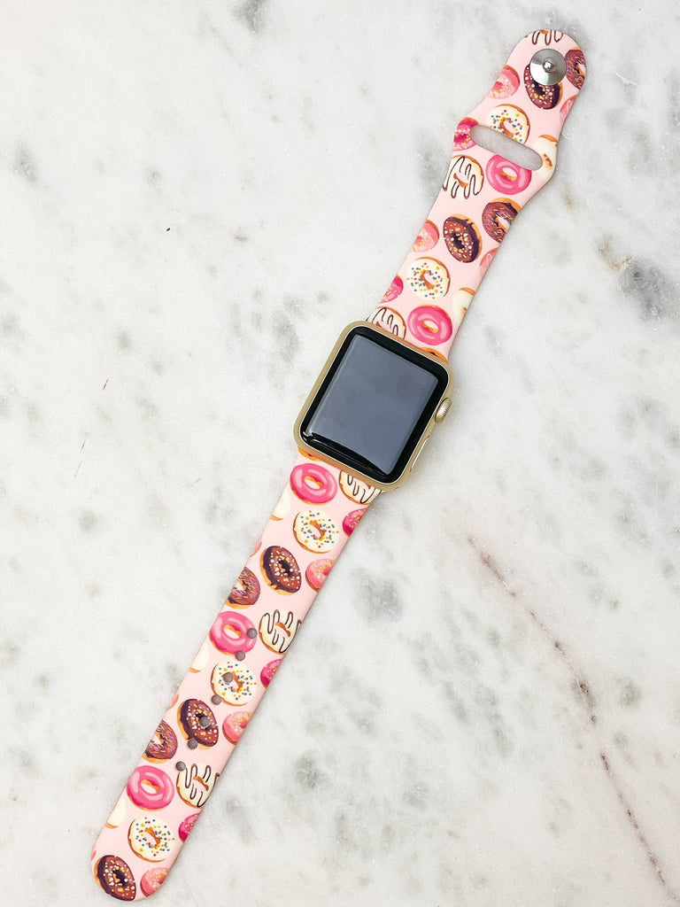 Donuts Printed Silicone Watch Band - DBC Boutique