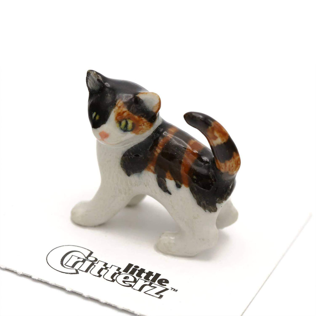 Holly Calico Kitten Porcelain Miniature - DBC Boutique