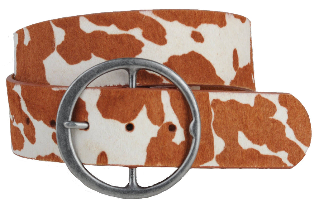 Leather Belt - Wildwood Cow - DBC Boutique