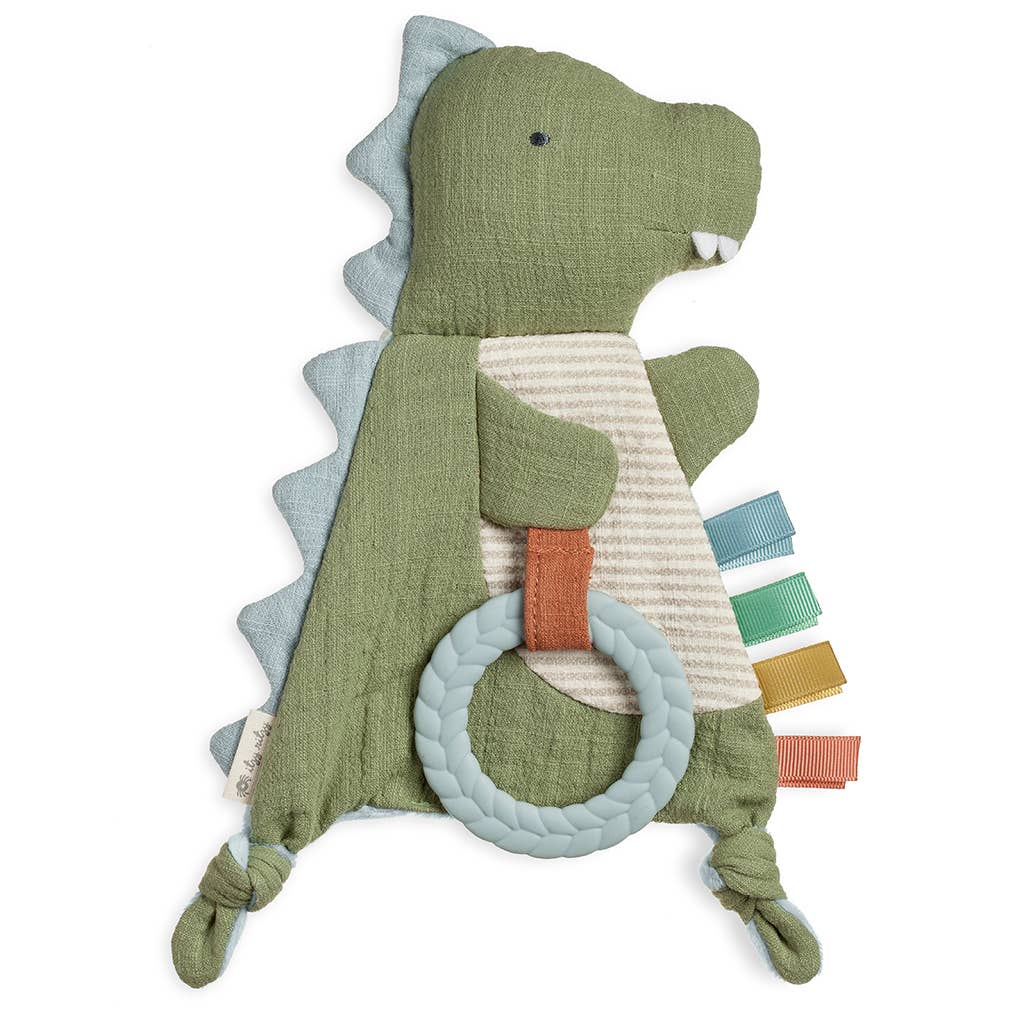 Itzy Ritzy - NEW Bitzy Crinkle™ Dino Sensory Toy with Teether - DBC Boutique