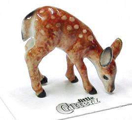 Ophrah Deer Fawn Porcelain Miniature - DBC Boutique