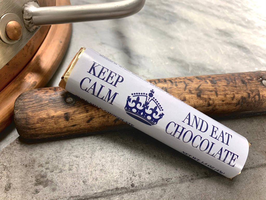 O'Shea's Candies Sweet Shop - -Chocolate Bar “Keep Calm” Milk Chocolate W/ Gold Wrapper - DBC Boutique